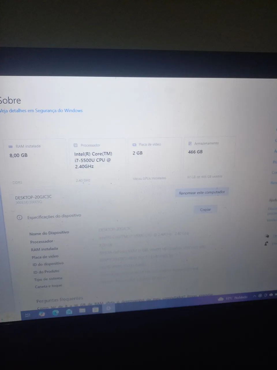 Vendo notebook sansung 