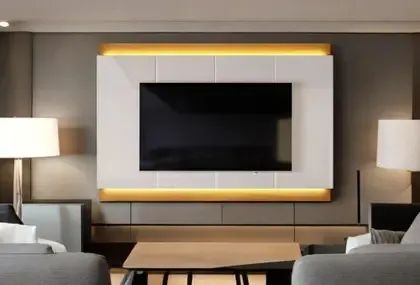 Painel Marrocos 2,07m com LED: Sofisticação e Destaque para TVs de até 75?