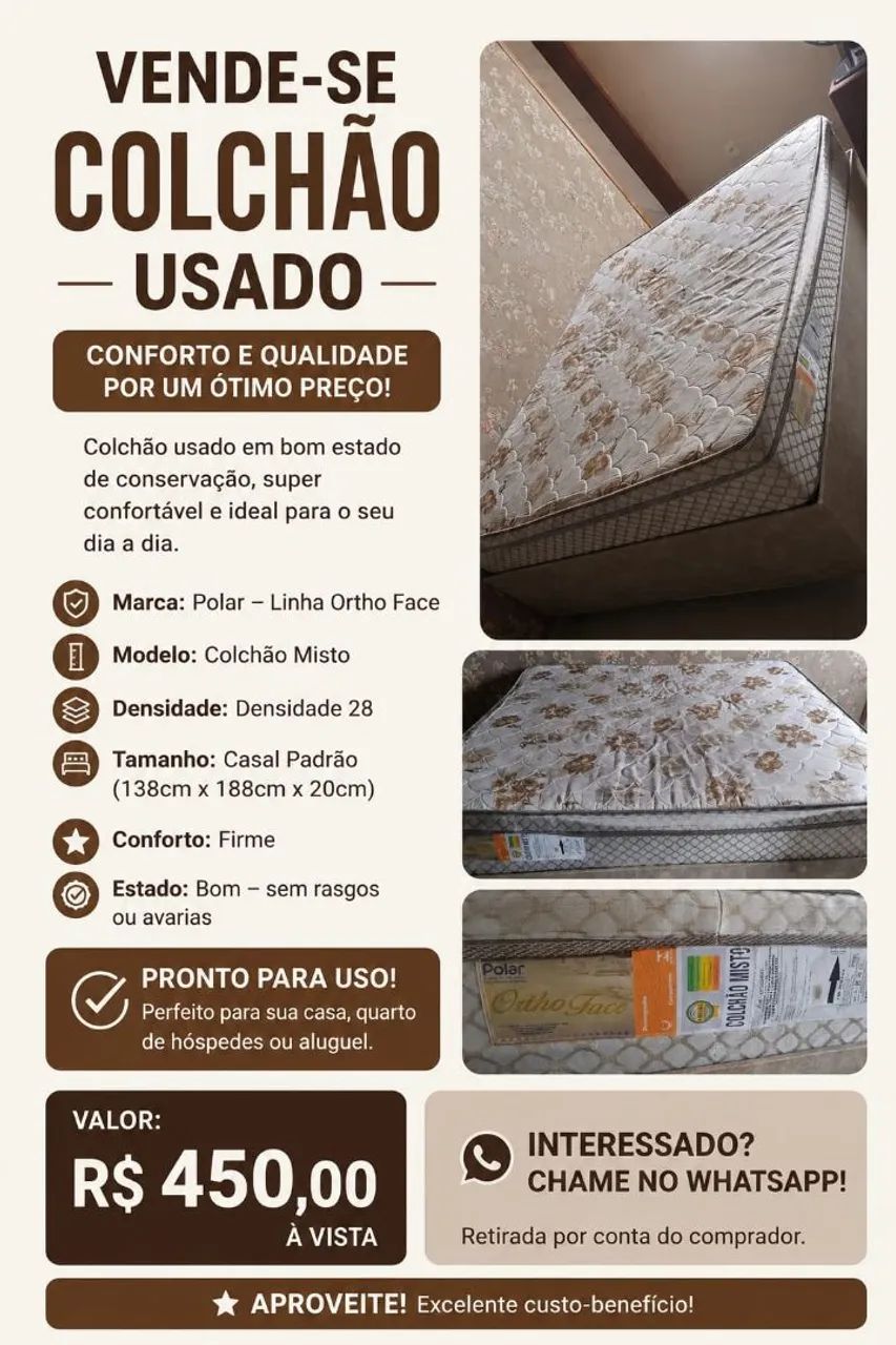 Colchão Casal  - Foto 4