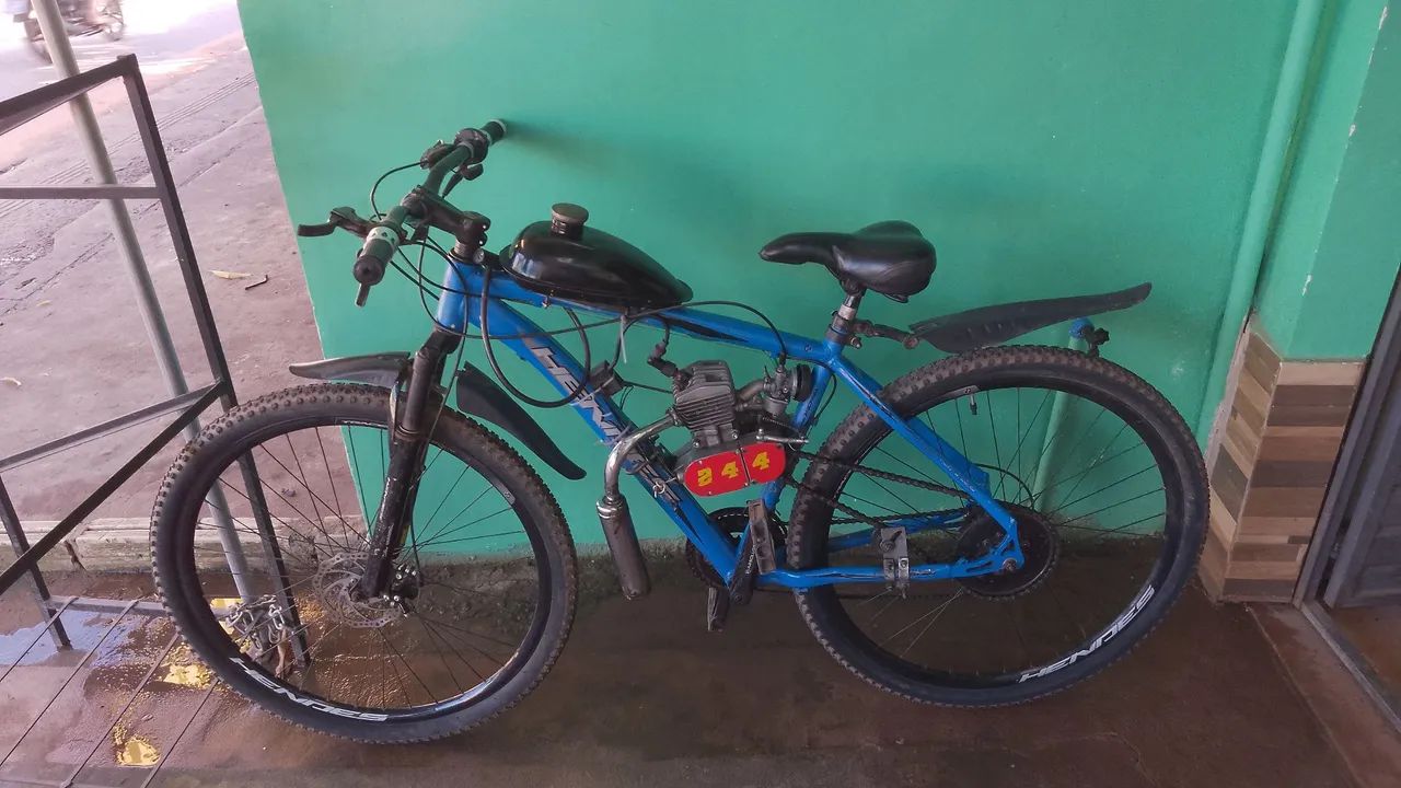 OPORTUNIDADE -BICICLETA MOTORIZADA 80CC - Foto 2