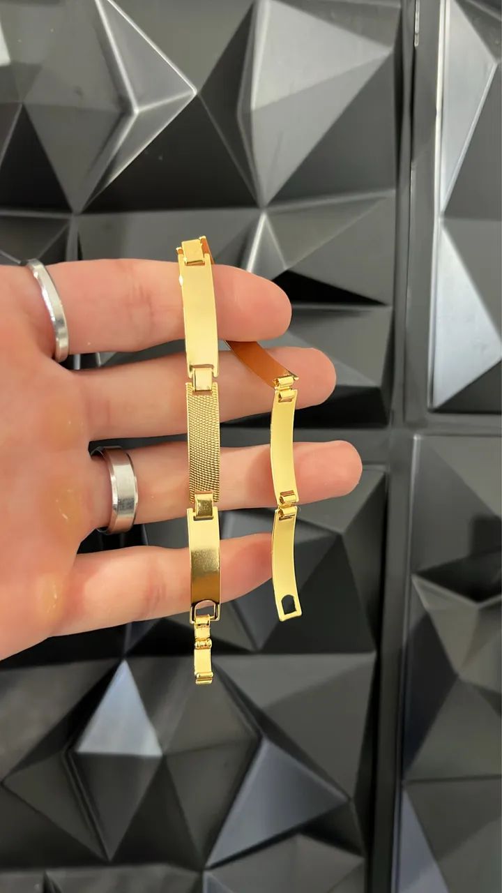 Bracelete banhado a ouro 18k - Foto 2