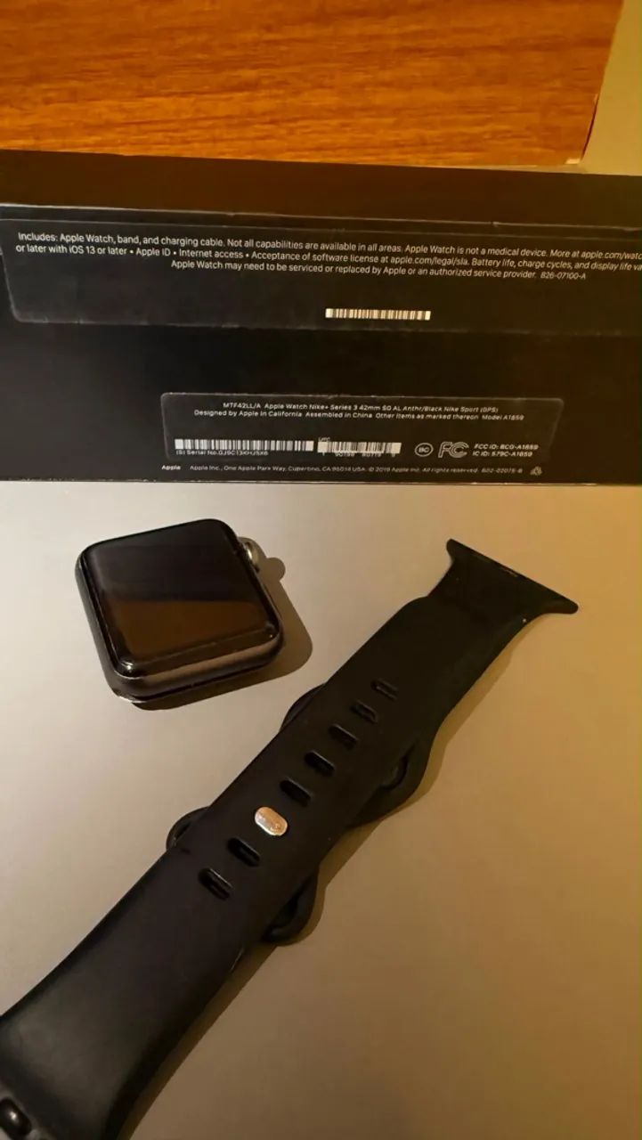 Apple Watch séries 3 Nike 42mm Space Gray - Foto 3