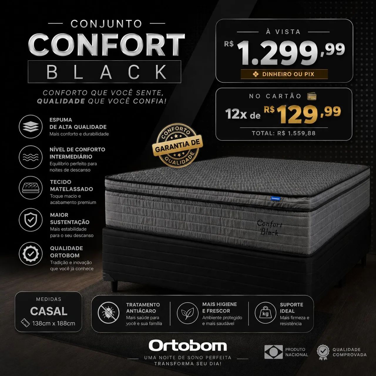 Conjunto Confort Black