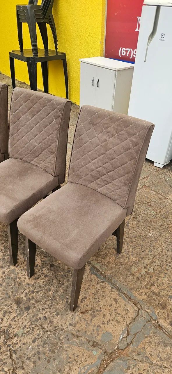 cadeiras de jantar bem conservadas ENTREGA GRÁTIS! - Foto 4