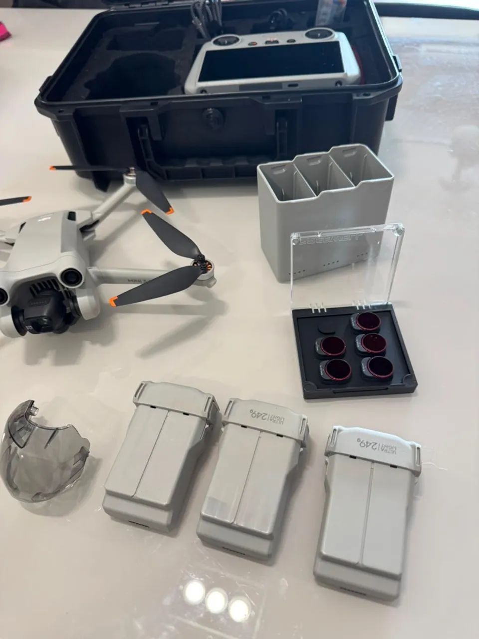 Drone DJI mini 3 Pro - Combo - Case Rígida  - Foto 4