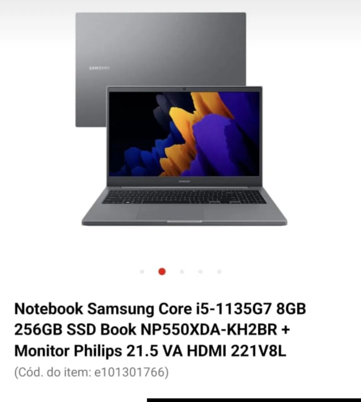 Notebook Samsung Book Intel® Dual-Core