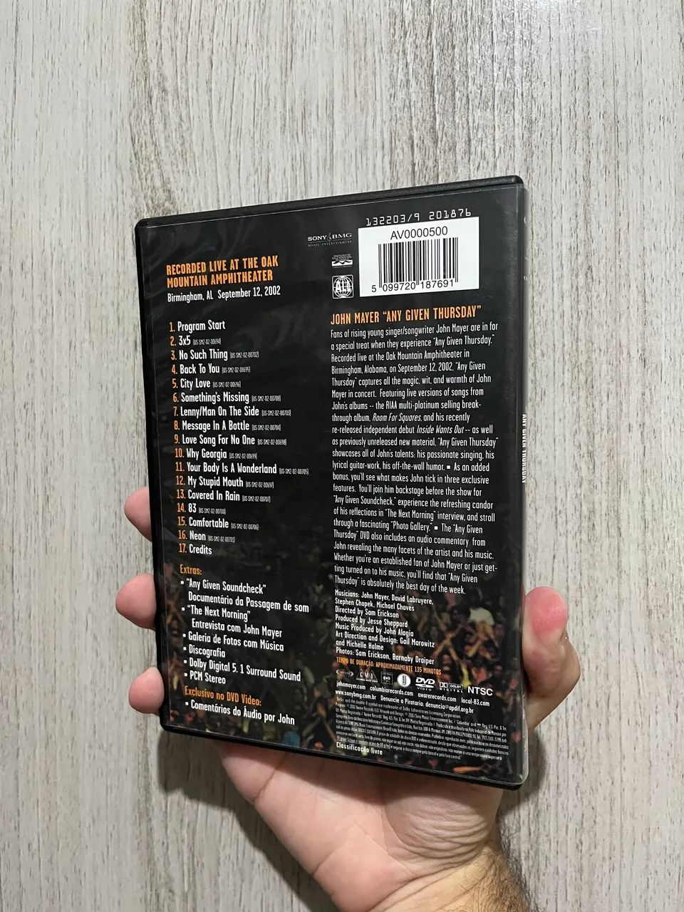 (DVD) John Mayer - Any Given Thursday  - Foto 2