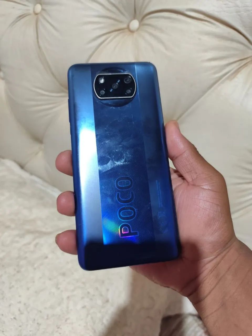 Poco X3 128 gigas 6+2 de ram tem NFC - Foto 4