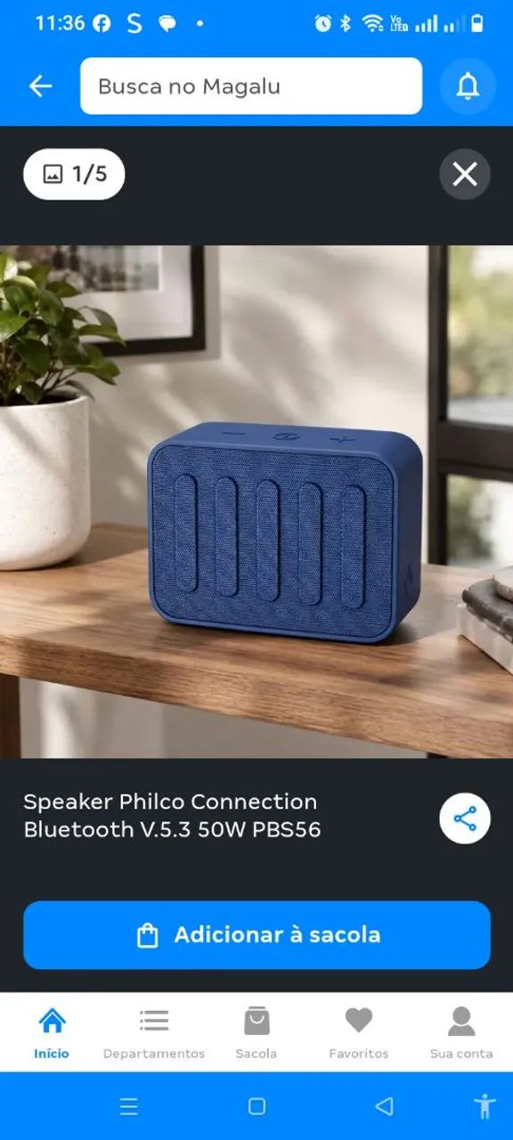 Vendo Caixinha de som via bluetooth Philco  - Foto 5