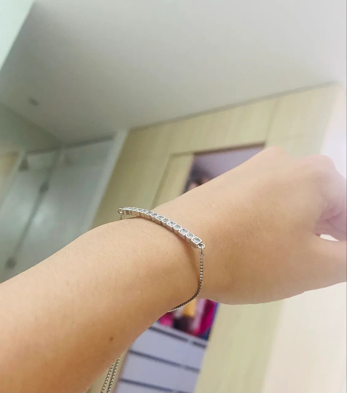 Pulseira cravejada ajustável Morana - Foto 4