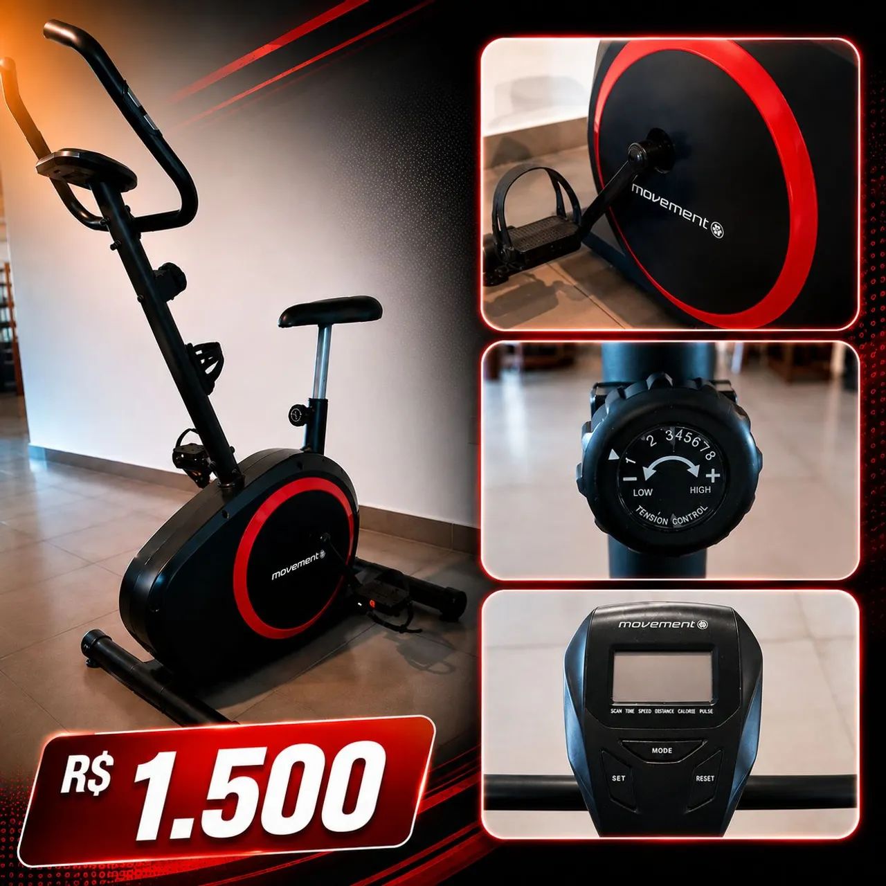 Bicicleta ergométrica 