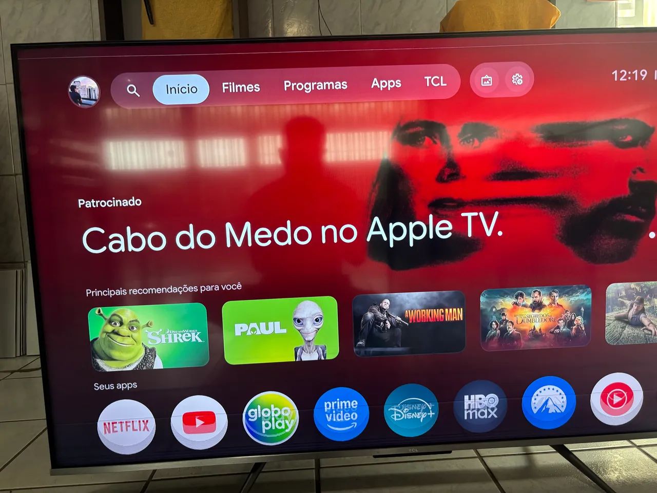 TV TCL 55 polegadas com listras  - Foto 4
