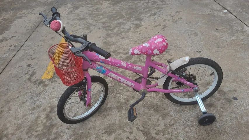 Bicicleta infantil aro 16 Rosa  - Foto 2