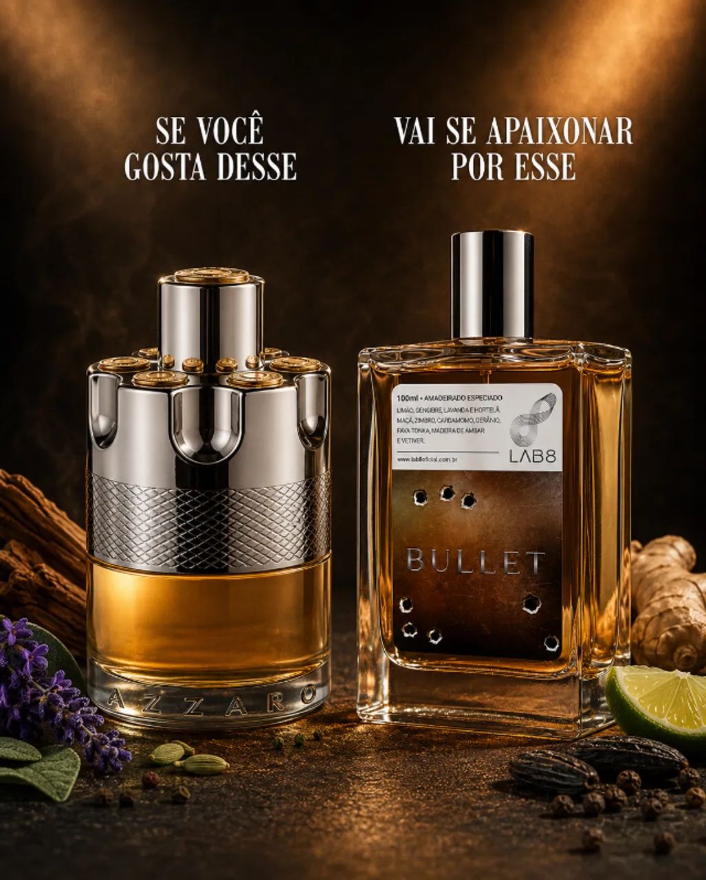 Perfume Bullet - LAB 8 - 100ML - Foto 2