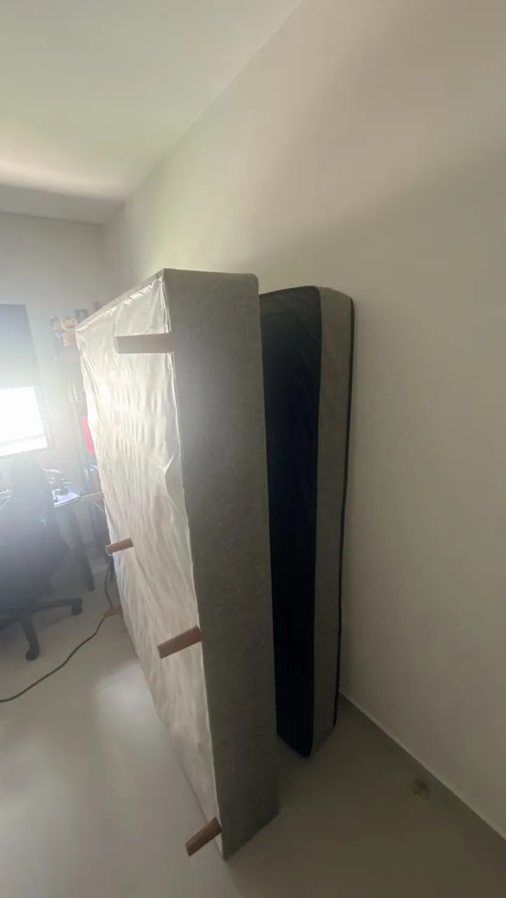Cama de casal com colchão Cristalflex  - Foto 3