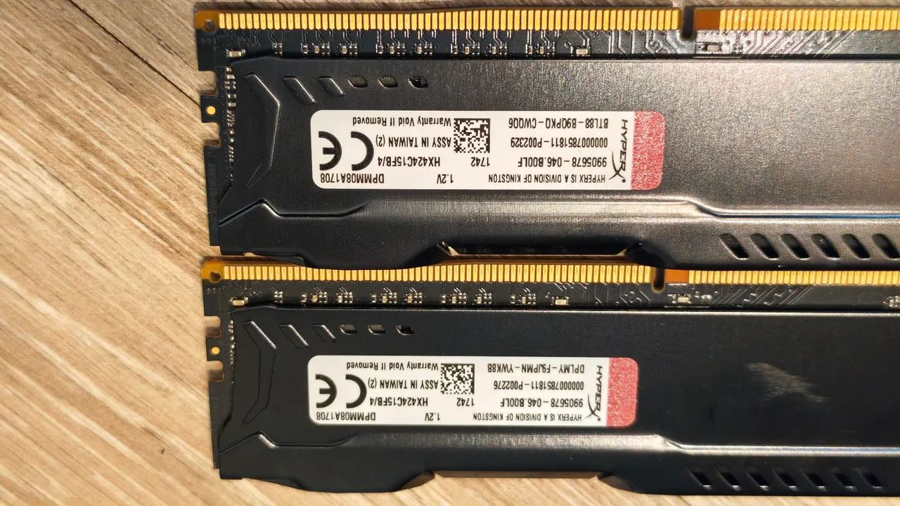 Kit Memória RAM Kingston HyperX Fury GB CL15 (2x4GB) DDR4 2400MHz - Foto 3