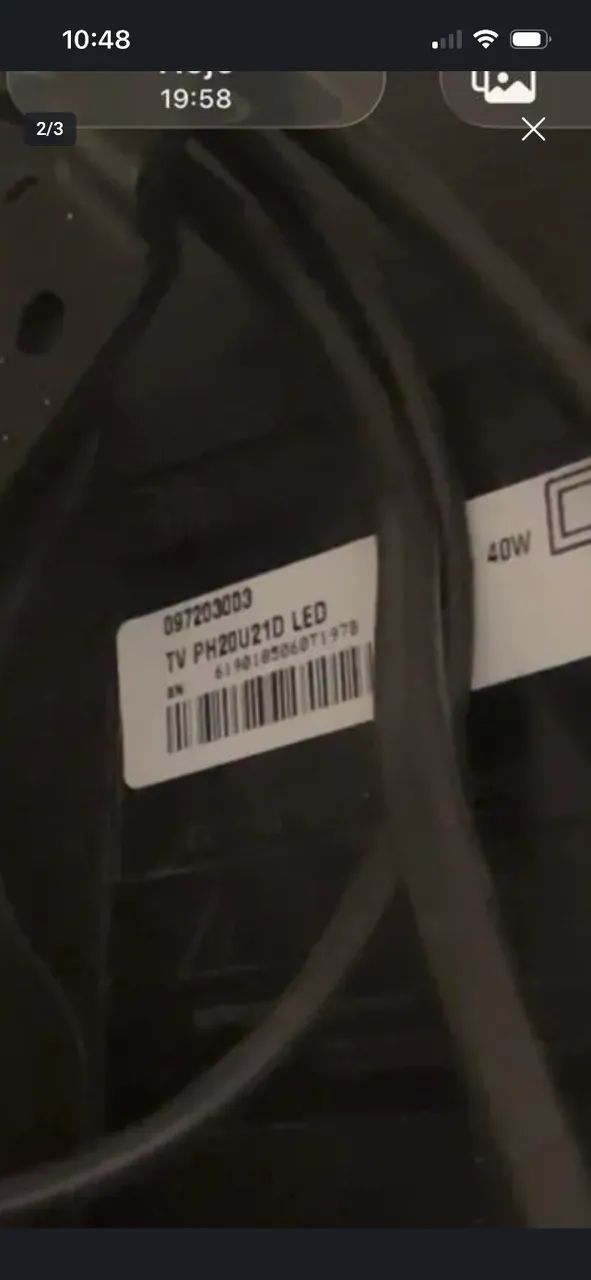 Televisão LED Philco 22 polegadas + box  - Foto 5