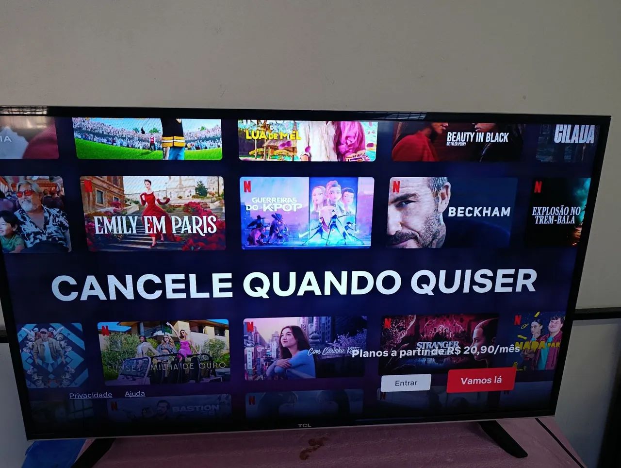 Smartv tcl 43 polegadas garantia 