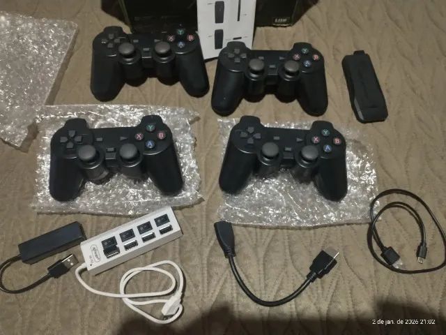 Game Stick 4k Lite com 4 controles - Foto 5