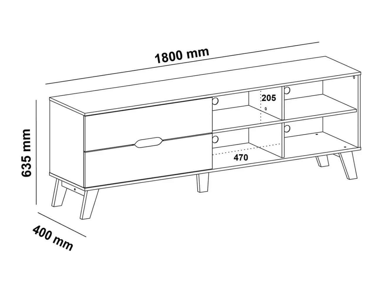 Rack para TV até 75 polegadas  - Foto 3