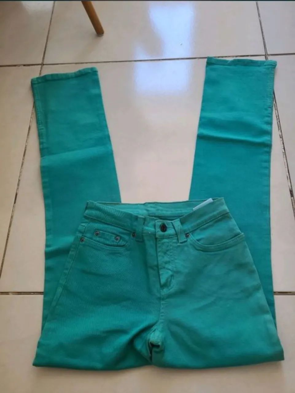 calça turquesa zoomp - Foto 2