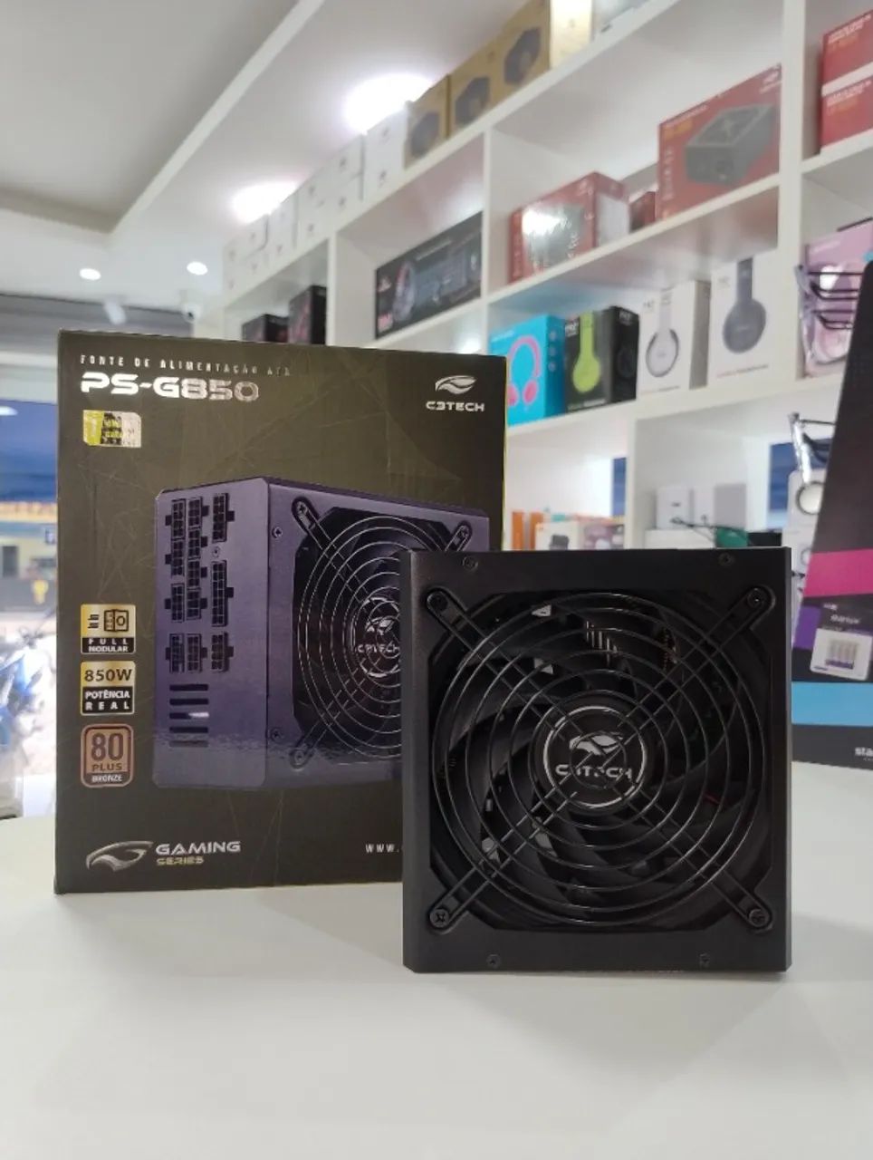 Fonte 850W Modular 80 Plus Bronze Bivolt ATX