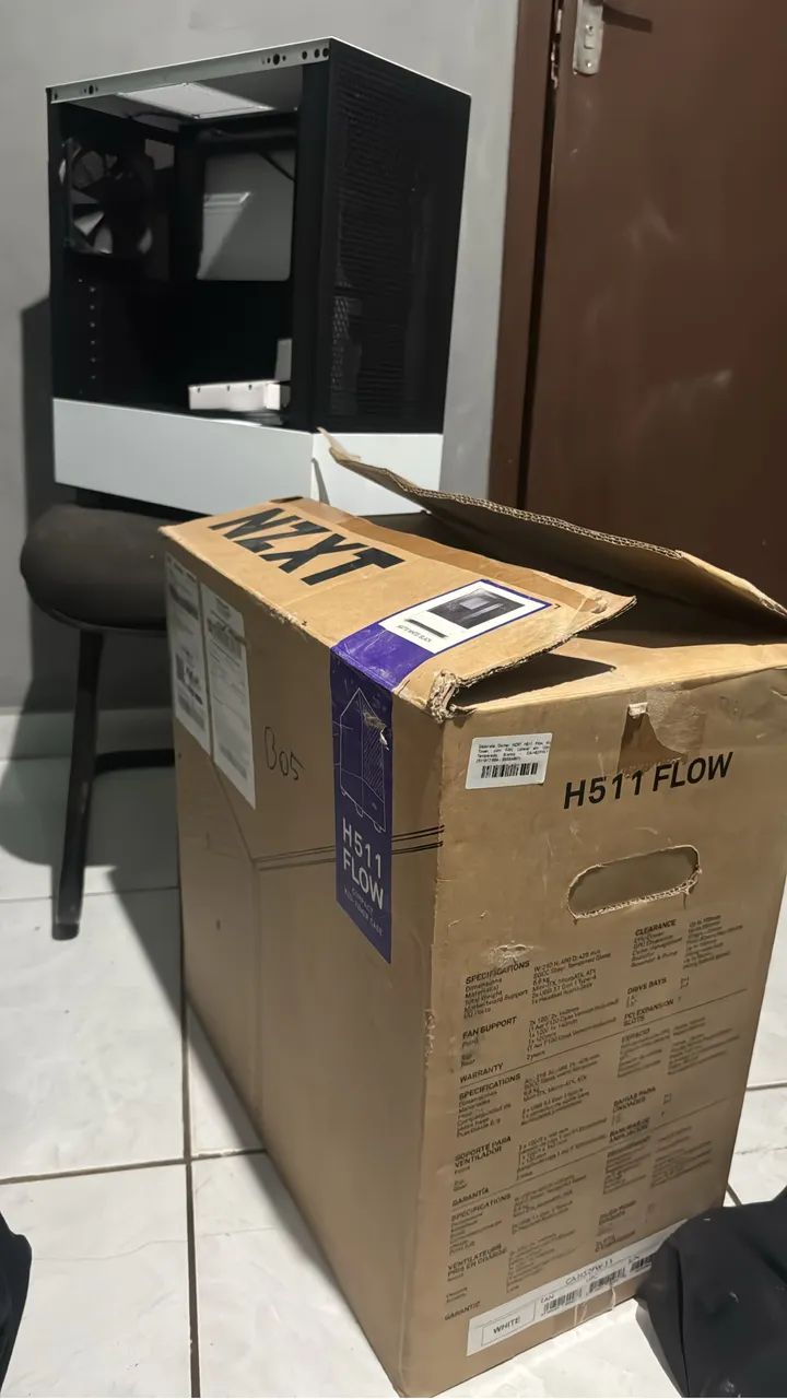 Gabinete NZXT H511 flow na caixa - Foto 4
