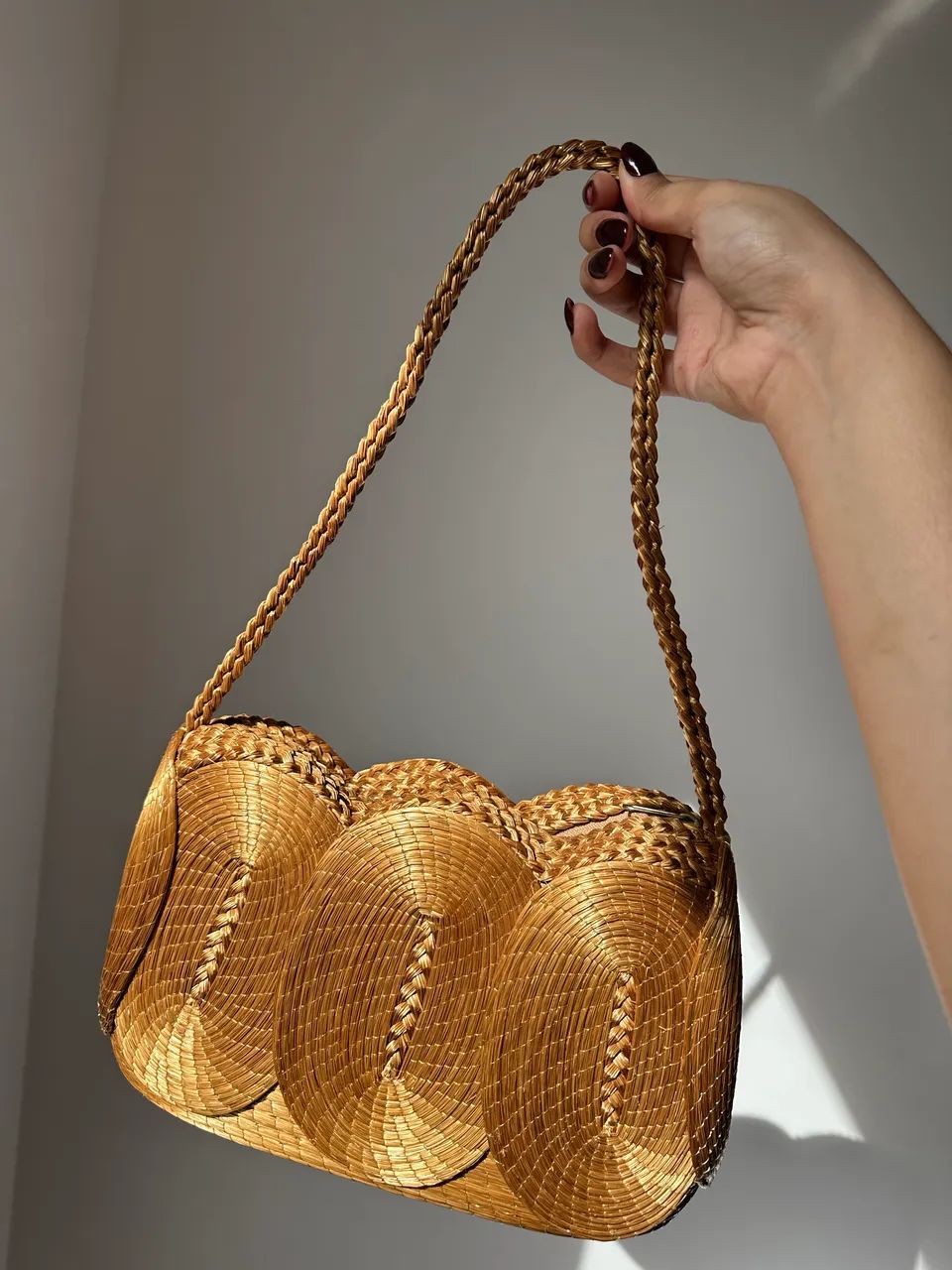 Bolsa capim dourado nova Forrada por dentro  - Foto 3