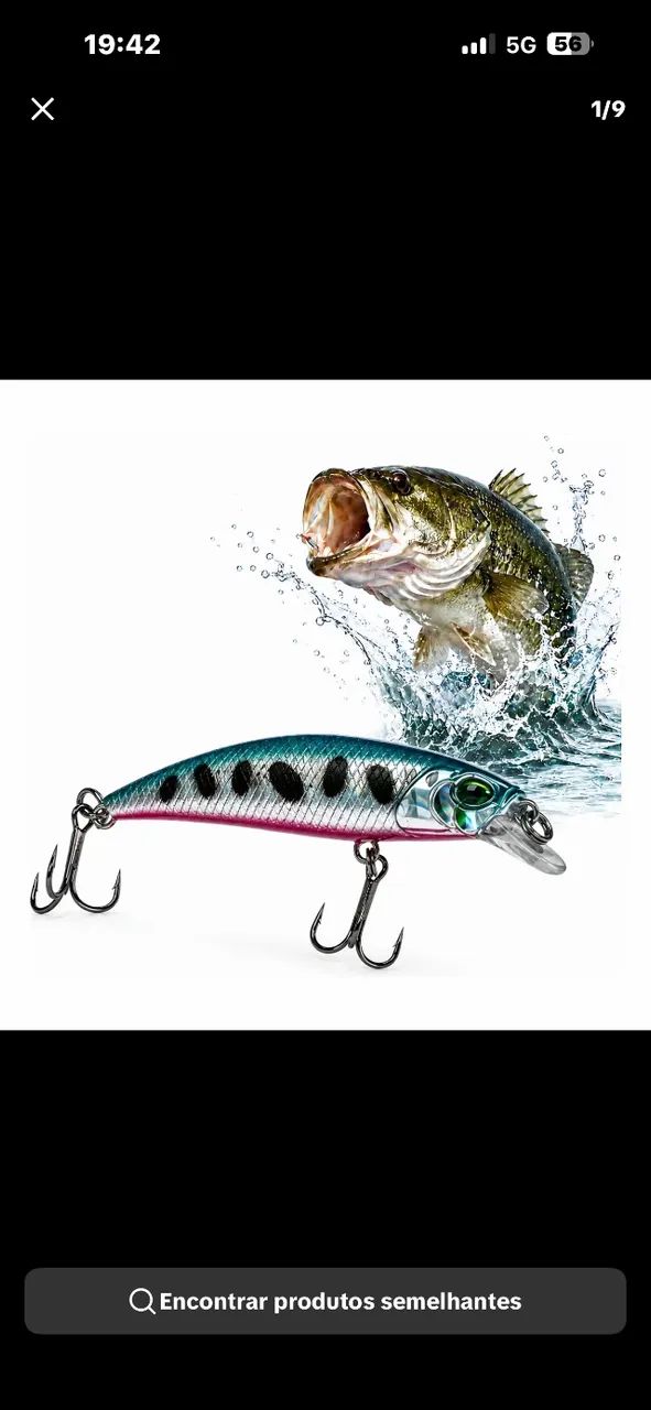 Isca de pesca profissional
