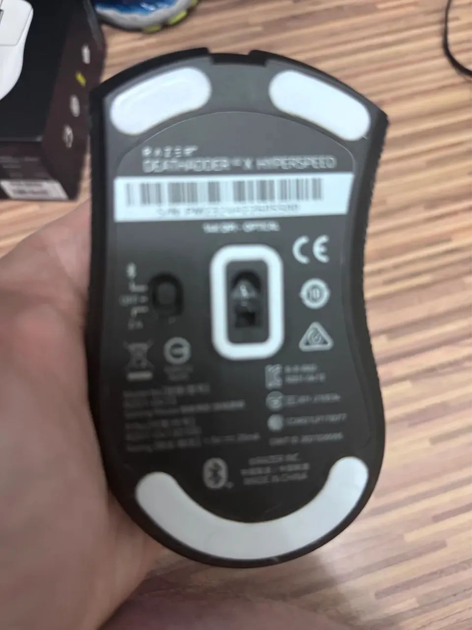 Mouse Gamer Sem Fio Razer DeathAdder V2 X Hyperspeed Preto - Caixa Original! - Foto 6