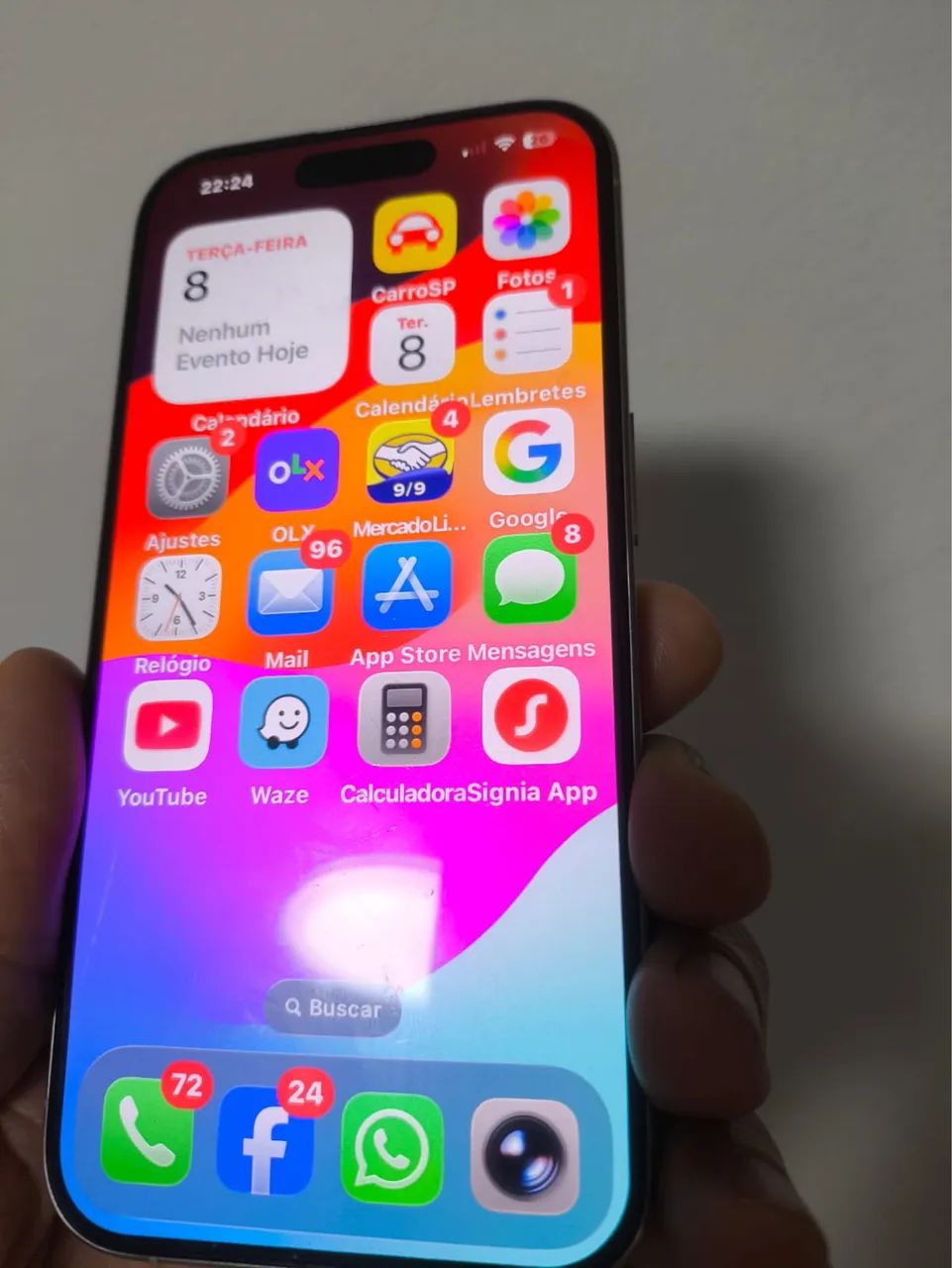 I phone 15 pro branco 128g