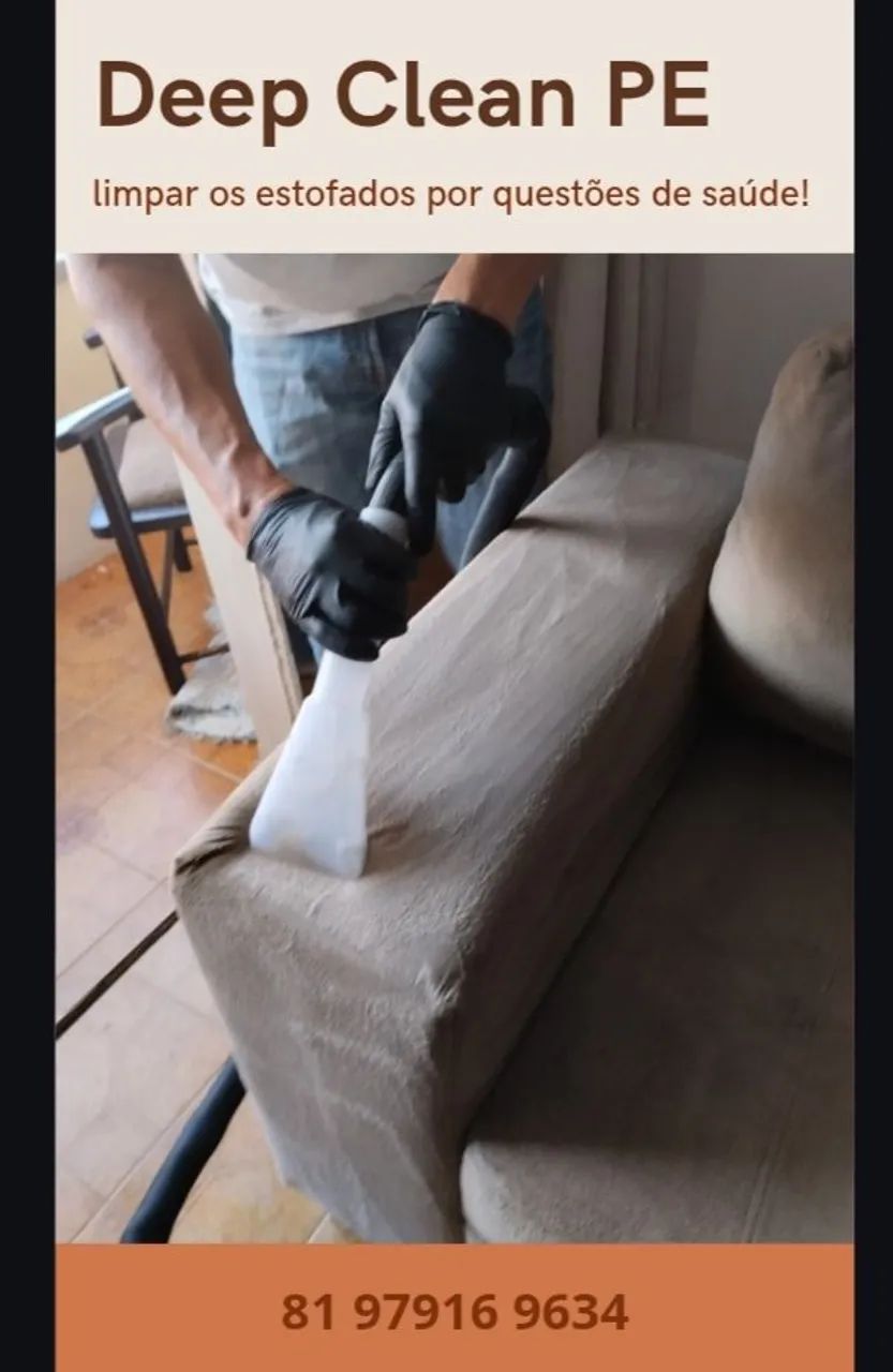 Deep Clean PE, seu estofado limpo!