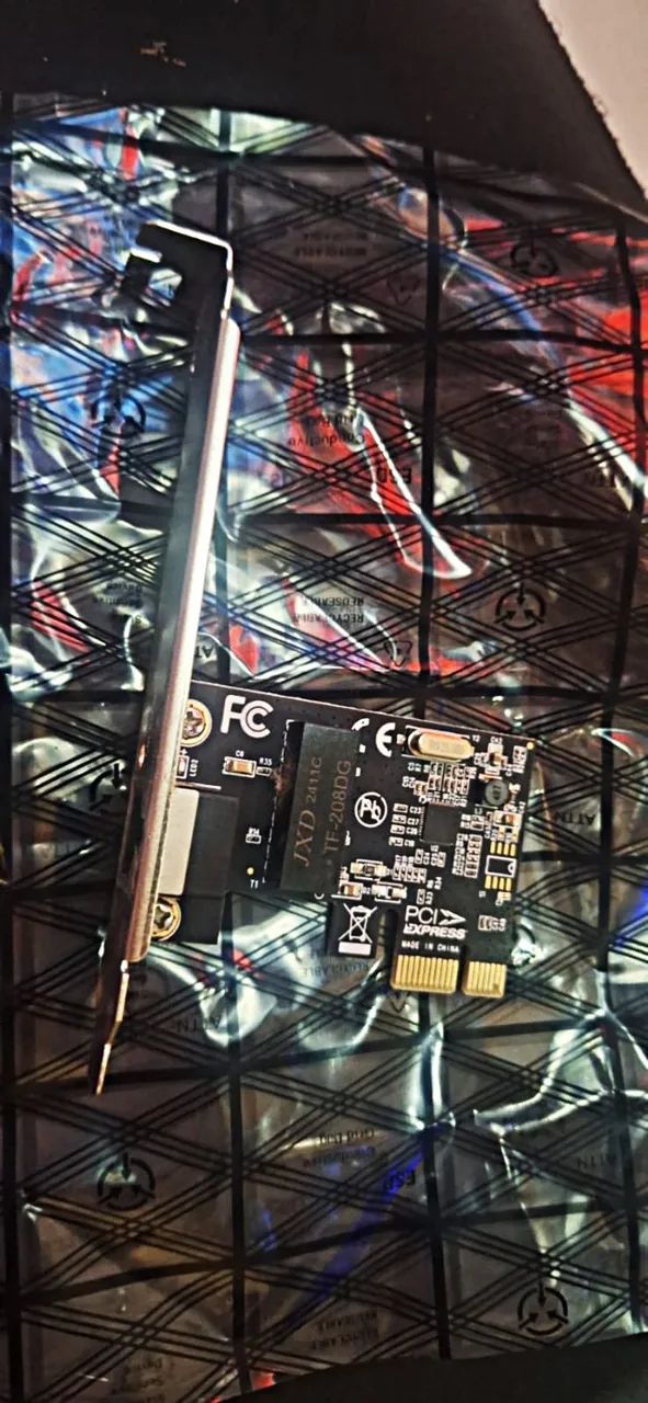 ? ÚLTIMA UNIDADE! Placa de Rede Gigabit PCI Express RJ45 1000Mbps - Internet Rápida e E