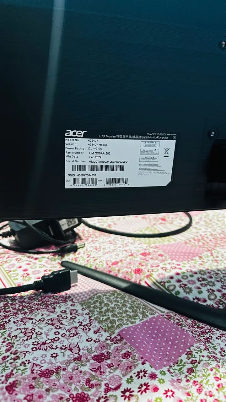 Monitor gamer Acer 180ghz zerado - Foto 2