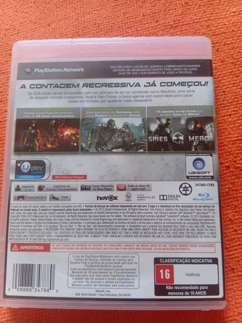 SPLINTER CELL BLACKLIST PS3 - Foto 2