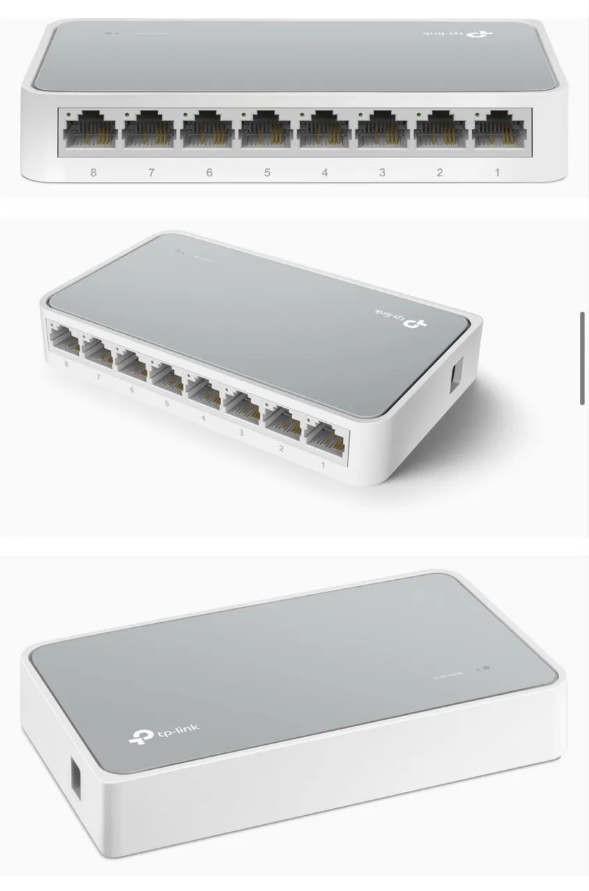 Switch HUB de mesa 8 portas 10/100 TP-Link TL-SF1008D - Foto 3