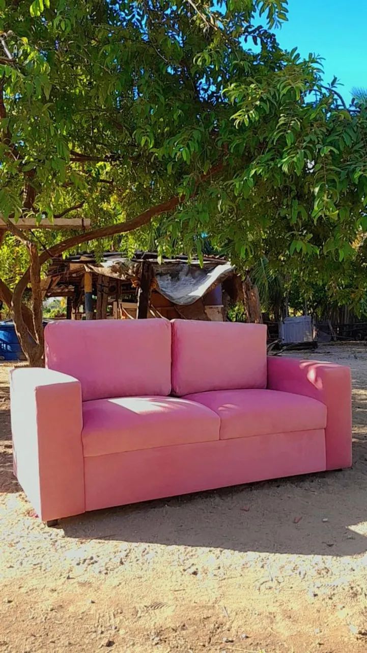Sofá Rosa (Pronto à entrega) - Foto 4