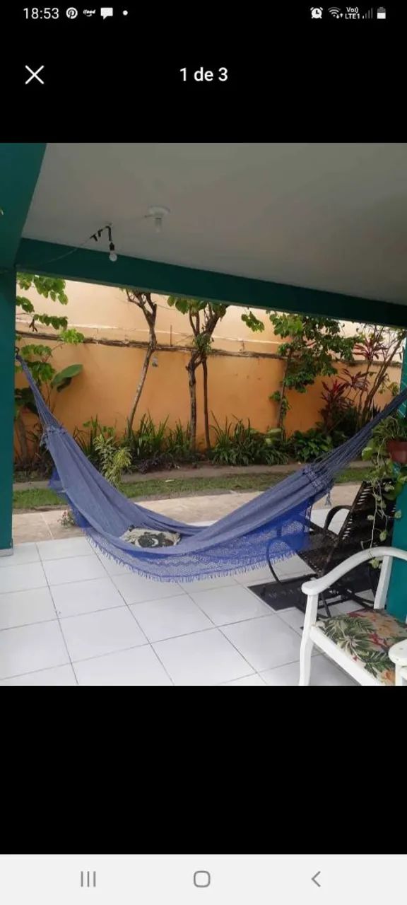 Rede para casal colorida 100% algodao