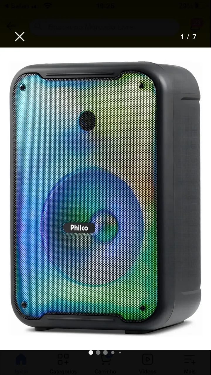 Caixa de som Philco 
