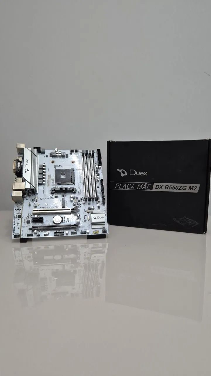 Placa mae B550M Branca