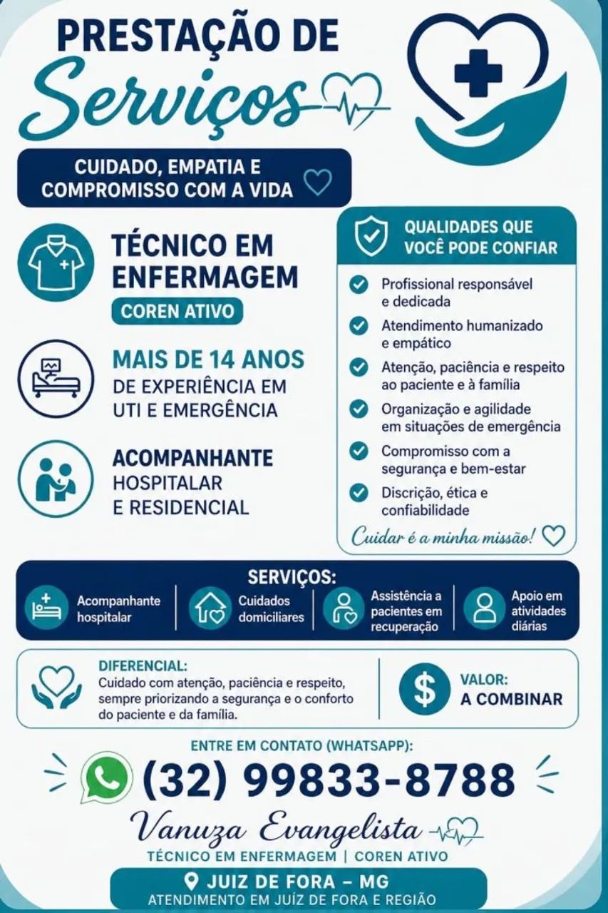 Técnica de Enfermagem com Experiência em UTI
