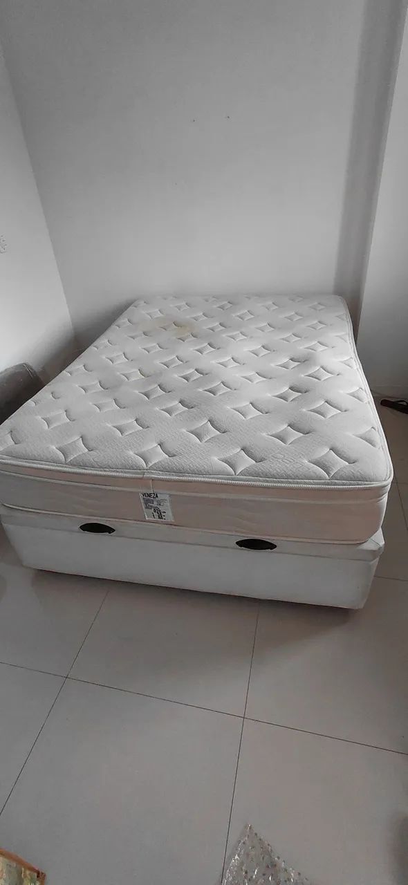 Cama Box Casal Baú e Colchão  - Foto 5