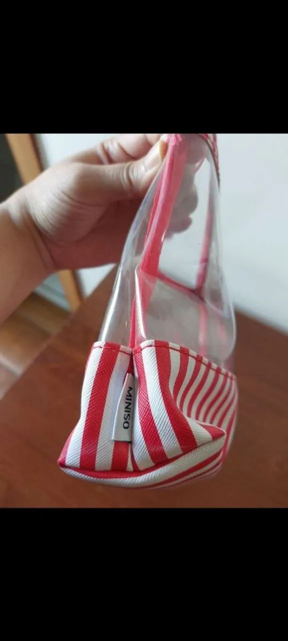 Necessaire vermelha da Miniso - Foto 3