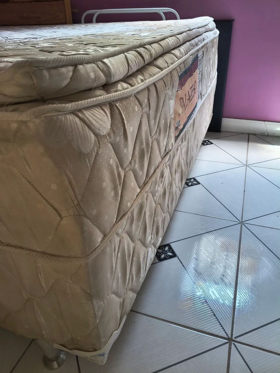 Cama box casal usada Eurosono - Foto 2