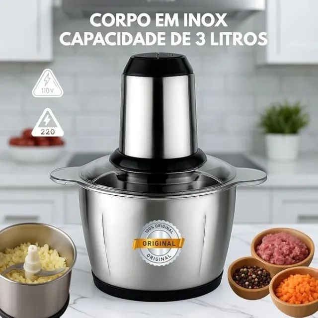 Multiprocessador de alimentos 2 litros compacto  - Foto 3