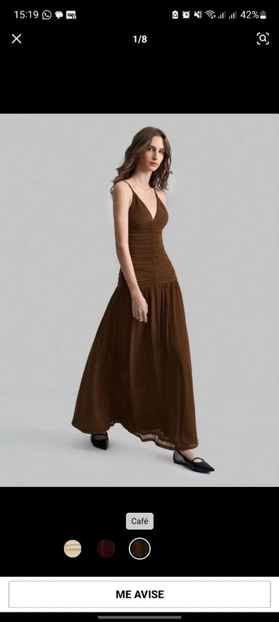 Vestido Plissado - XS - Foto 2
