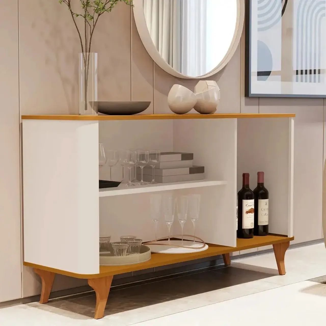BUFFET ARUMA OFFWHITE/NATURE - Foto 2