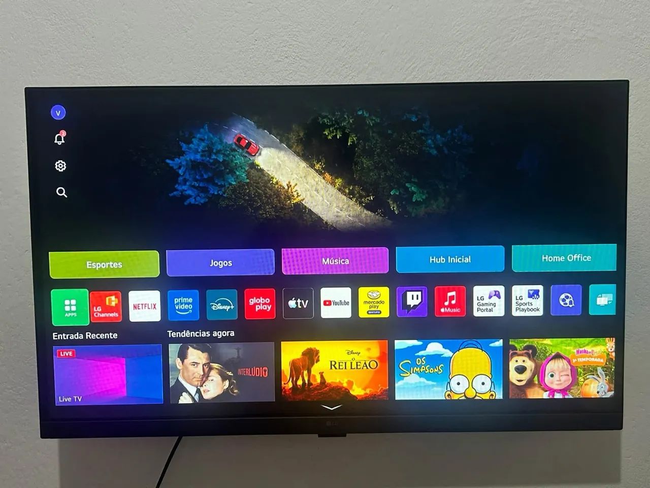 Smart TV 32 Polegadas HD Alexa Integrado WebOS 23 32LR600BPSA LG