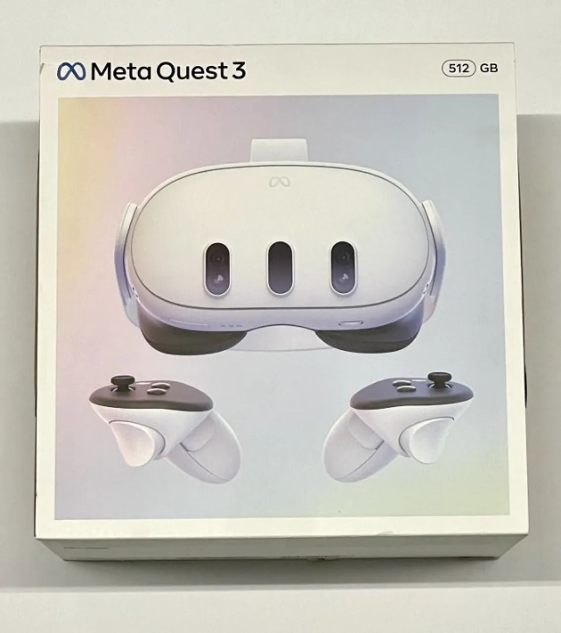 Oculos Meta Quest 3 512gb 4k - Branco Novo C/nf Branco - Consoles