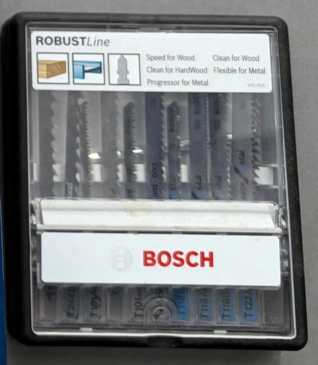 Jogo Serra Bosch Robust Line Madeira E Metal